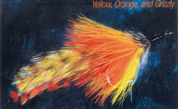 Yellow, Orange and Griz Tarpon Fly