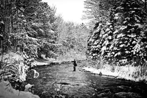 Fly Fishing Winter River