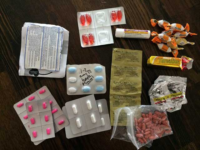 Medications for travel.