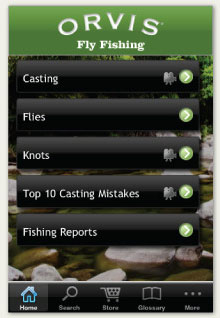 Review: Orvis Ultimate Fly Fishing Guide iPhone App