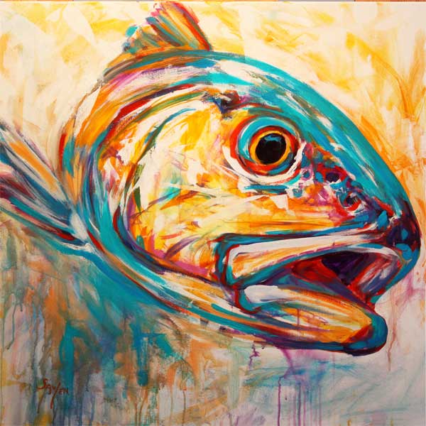 Expressionism Art Definition Art Of Zoo   Expressionist Redfish 