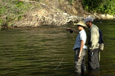 Teaching Wife to Fly Fish