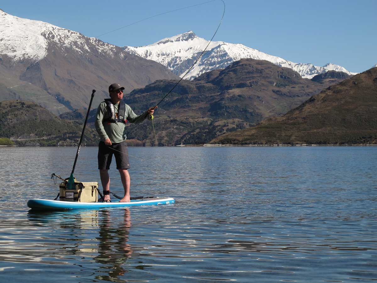 Sup Fly Fishing Walking On Water Midcurrent