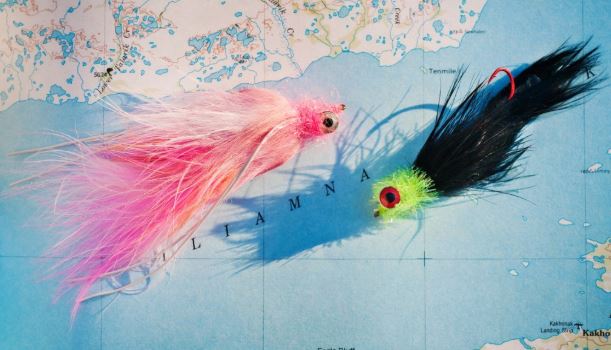 Two Streamers for Fishing Alaska MidCurrent