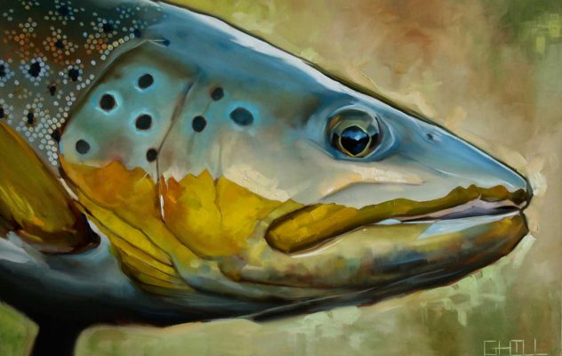 Tim Johnson Gallery, Fly Fishing Artwork, Fish Painting