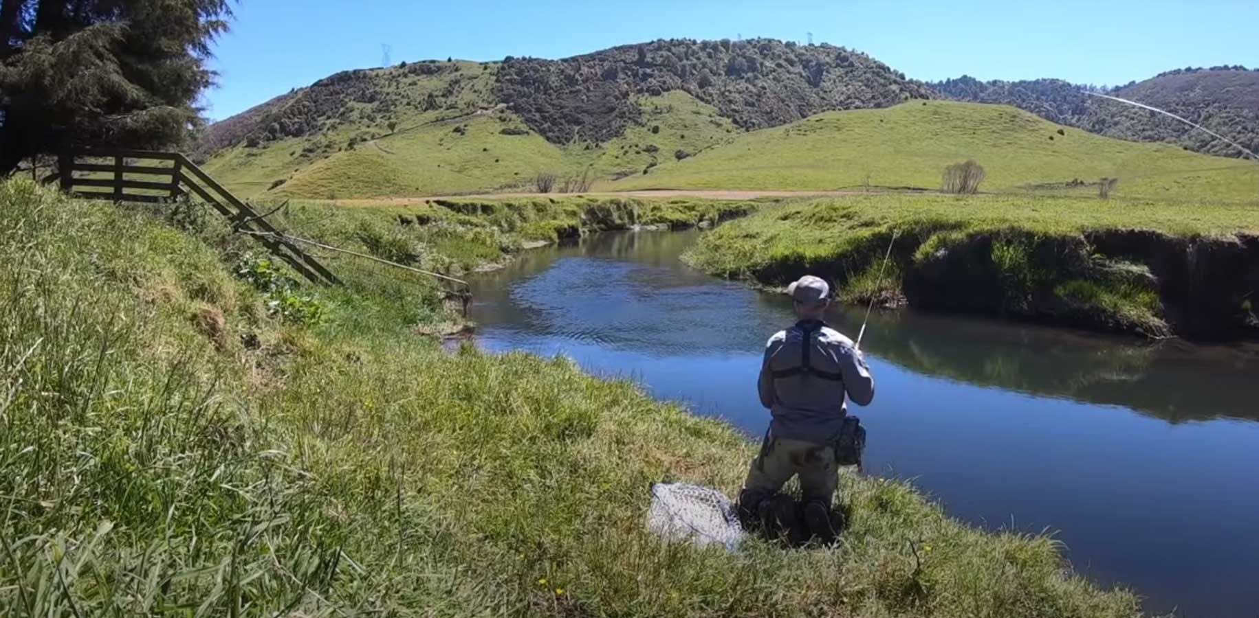 Fly Fishing Tiny Stream for Big Brown Trout with Dries MidCurrent