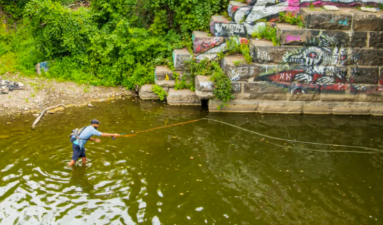 urban fly fishing