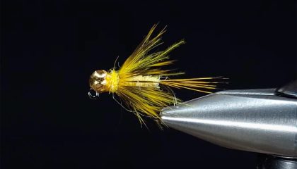 "Charlie Craven's CDC Golden Stonefly Pattern"