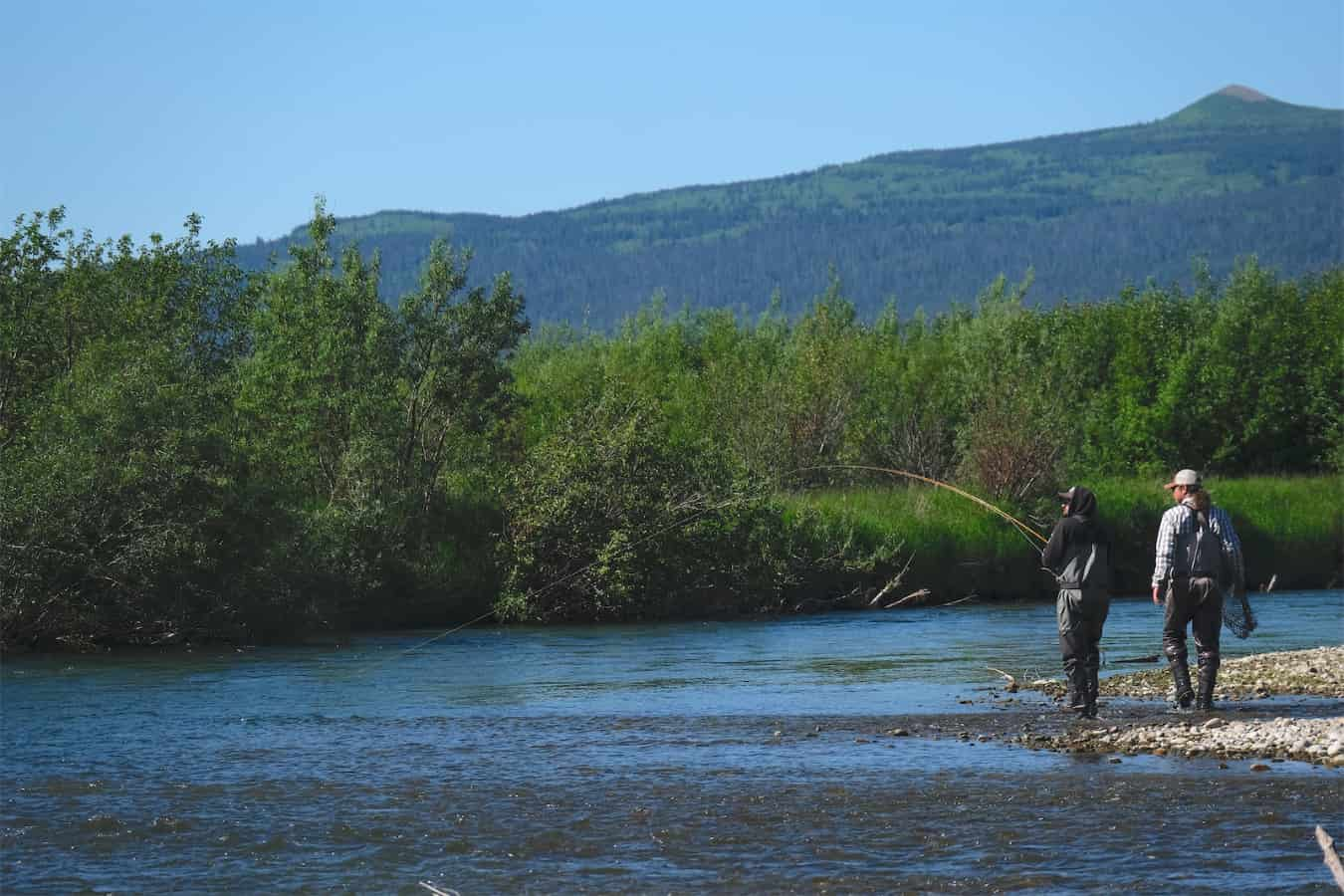 Summer fishing in Alaska 