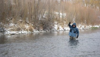 Dry Ice: How to Catch Trout on Dry Flies in Winter