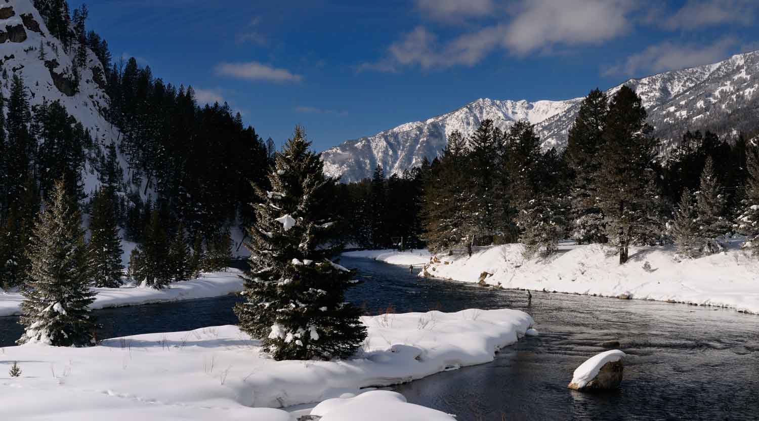Fly Fishing Madison River Winter
