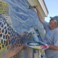 Duane Hada Paints Memorial Mural Honoring Fly-Fishing Icon Dave Whitlock