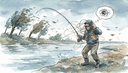 How to Cast a Fly Rod in Wind
