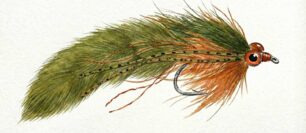 Olive Rabbit Strip Fly